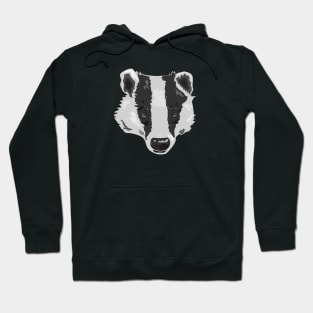 Badger Vector Portrait Hoodie